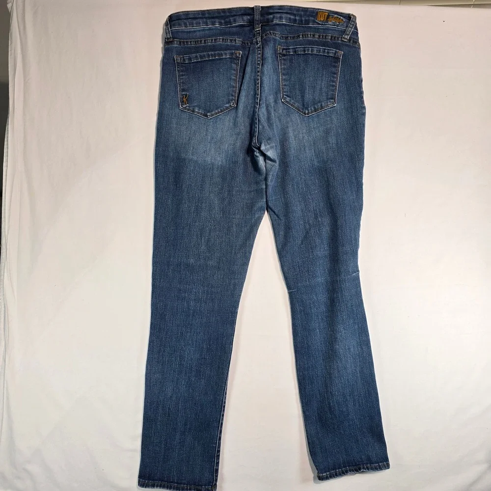 Kut from the Kloth Diana Skinny Jeans Medium Wash Blue Denim Womens 8 KP9065MA2